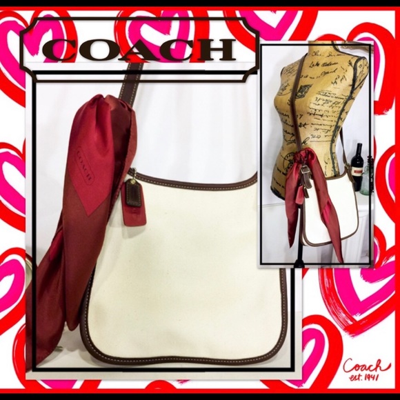 Coach Handbags - COACH Greenwich Twill Crossbody